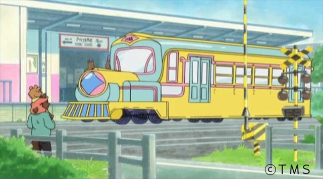 西武線車内で公開、トムスと西武鉄道のコラボアニメ「でででん」が話題