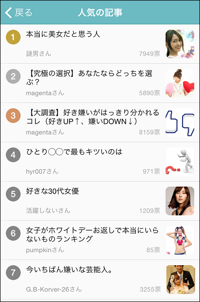 大人になってその良さに目覚めたもの、1位は？アプリでランキングを楽しもう