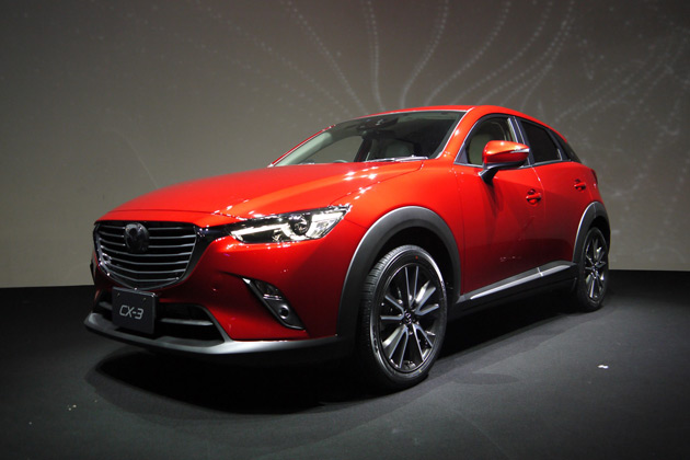 マツダの新型クロスオーバーSUV「CX-3」発表会場からレポート！