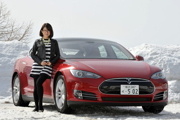 【試乗記】テスラ MODEL S のトルク特性は、日本の氷状路面を掴むには有り余り過ぎる!?：今井優杏