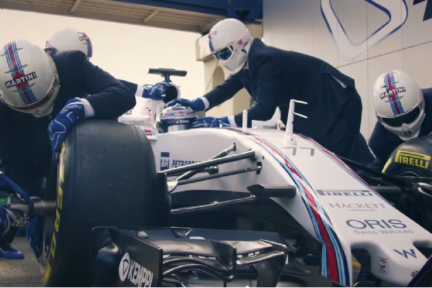【ビデオ】最高にスタイリッシュな装いで作業をこなす、ウィリアムズF1チームのピットクルー