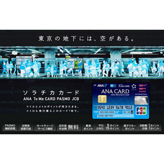 最大4500マイル・500メトロポイント! 「ソラチカカード」入会キャンペーン