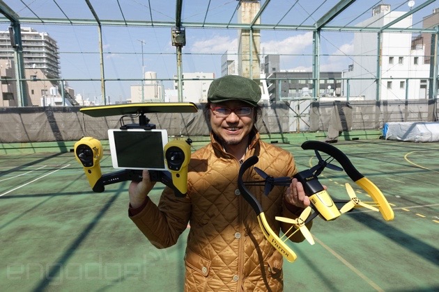 動画：空撮ドローン Bebop Drone をFPVで飛ばしてみる (パイロット小寺信良)