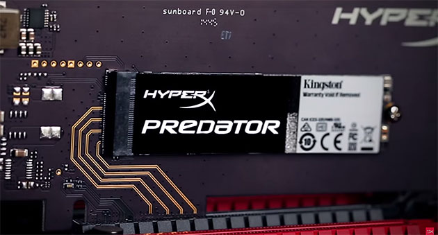 PCIe x4接続で1GB/秒超の高速M.2 SSD『HyperX Predator SSD』発売。Marvell製コントローラ採用