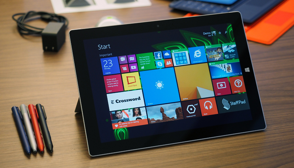 Surface 3発表、499ドルからのWindows 8.1タブレット。10.8型1920x1280ペン対応液晶採用