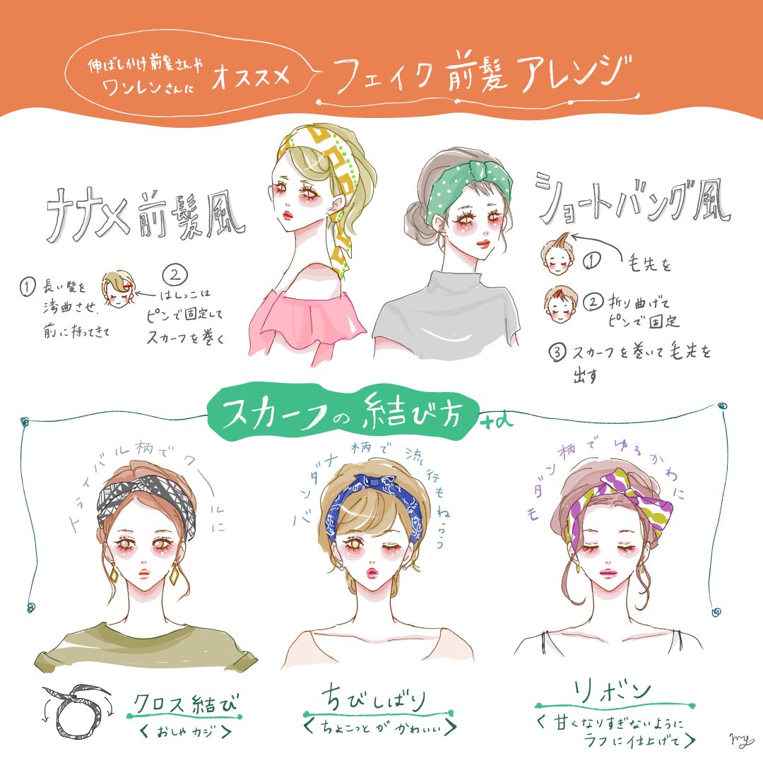 梅雨のうねりも解消 一瞬で広がりを抑える簡単ヘアアレンジ イラスト Ameba News アメーバニュース