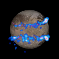 木星の衛星ガニメデ 地下に巨大海の存在？オーロラから探る NASA