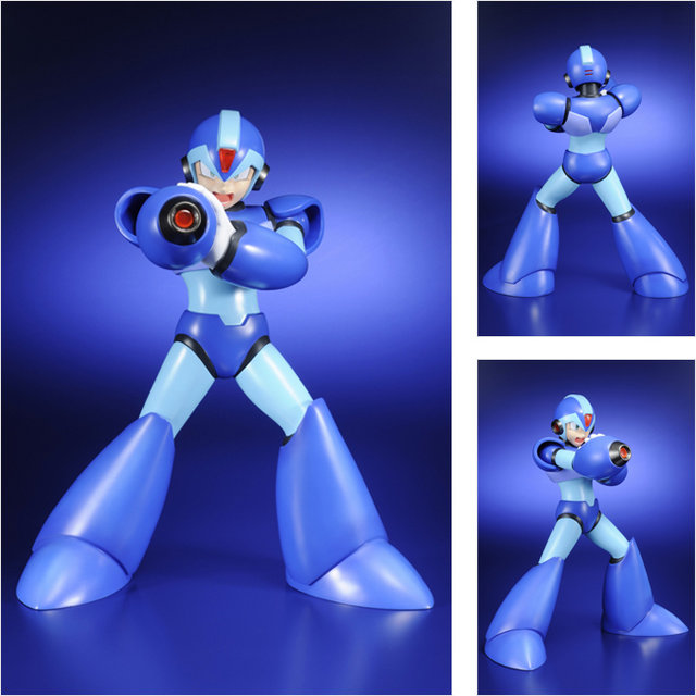 全長約40cm！『ロックマン』シリーズより「エックス」の超巨大ソフビフィギュアが発売決定