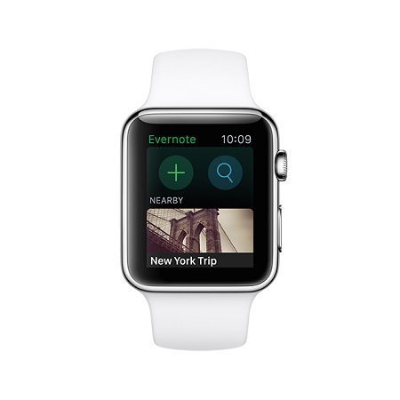 Evernote、口述でノート入力が出来るApple Watch版アプリのリリースを発表！