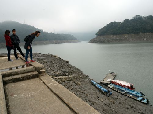 水不足の台湾、馬総統が節水訴え 貯水量3割下回るダムも