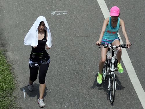 台湾・台北、5日連続で真夏日 きょうも各地で暑く