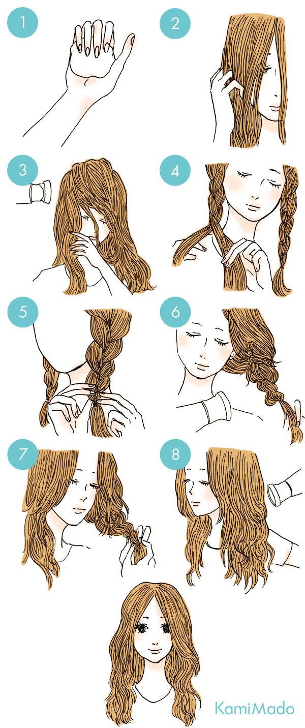 パーマ 男 イラスト