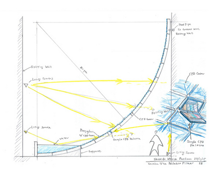 クレ・ド・ポー ボーテ、建築家 坂 茂氏設計による「REVERBERATION─ Pavilion of Light and Sound」を展示