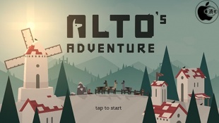 美しい雪山をスノーボードで滑走するゲームアプリ「Altos Adventure」を試す