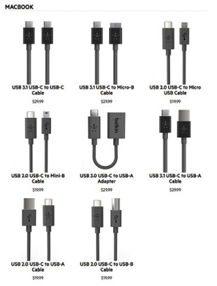 Belkin銆佸銇€孶SB-C to Gigabit Ethernet Adapter銆嶃倰鐧哄２