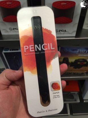 Apple Store、FiftyThreeのiPad用タッチペン「Pencil by FiftyThree」を販売開始