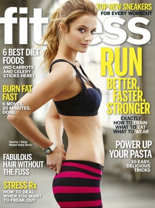 フィットネス雑誌「Fitness Magazine April 2015」の表紙にApple Watch Sportが使用される