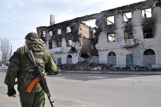 ＜ウクライナ＞住民祈る早期終戦…東部ドネツク