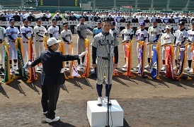 ＜選抜高校野球＞開会式リハ　気持ち新たに