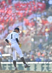 ＜選抜高校野球＞「球が少し浮いて…」龍谷大平安の高橋投手