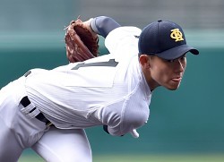 ＜選抜高校野球＞粘投で甲子園初勝利　大曲工・武田