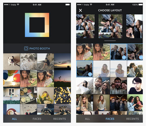 Instagramは簡単コラージュ写真制作アプリ「レイアウト」発表
