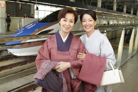 北陸新幹線で初のドラマ撮影　羽田美智子「光栄です」