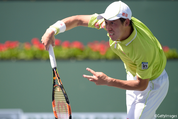 錦織がハリソンをストレートで退け、今季マスターズ初戦に勝利 [BNPパリバ・オープン]