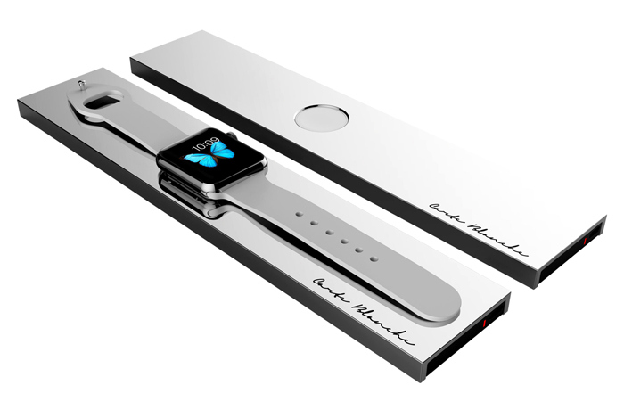 平置きタイプのApple Watch用充電スタンド「BLOC Power Bank」が発売