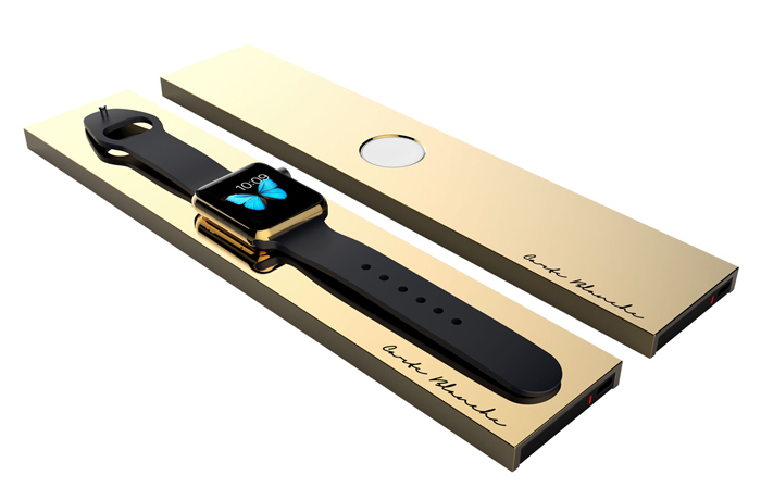 平置きタイプのApple Watch用充電スタンド「BLOC Power Bank」が発売