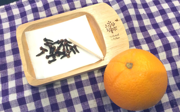 オレンジポマンダー作りの材料