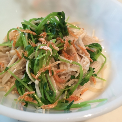 豆苗のお浸し 副菜 レシピ 作り方 E レシピ 料理のプロが作る簡単レシピ