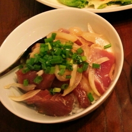 たっぷり野菜のカツオ漬け丼 レシピ 作り方 E レシピ 料理のプロが作る簡単レシピ