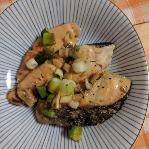 白身魚のバターじょうゆ(副菜)