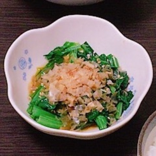 小松菜のお浸し 副菜 レシピ 作り方 E レシピ 料理のプロが作る簡単レシピ