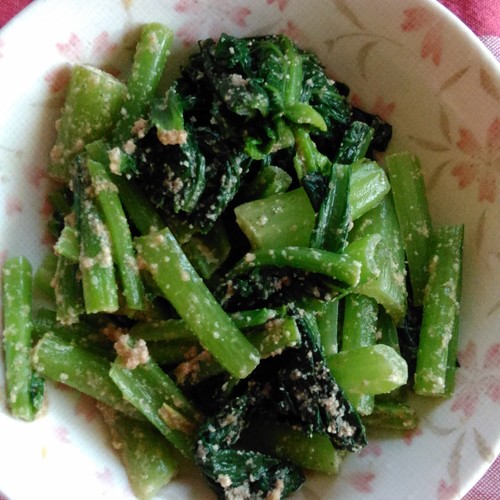 子どもにも人気 ごま油香る小松菜のナムル By 谷本 啓子さん 副菜 レシピ 作り方 E レシピ 料理のプロが作る簡単レシピ