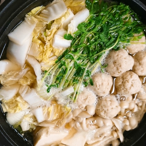 ユズコショウ風味の鶏つくね鍋 レシピ 作り方 E レシピ 料理のプロが作る簡単レシピ