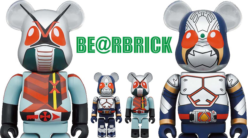 BE@RBRICK 仮面ライダーブレイド 100％ ＆ 400％ ベアブリック - 人形 
