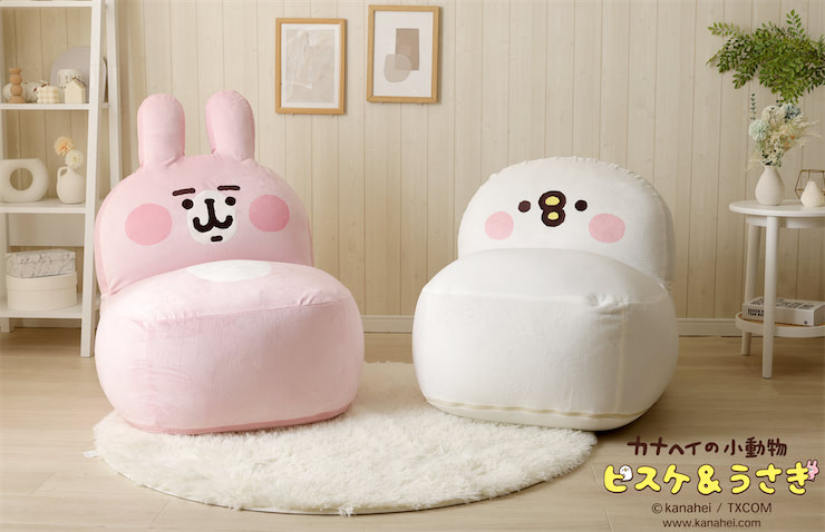 カナヘイ ぬいぐるみ うさぎ ピスケ ピンバッチ - コレクション、趣味