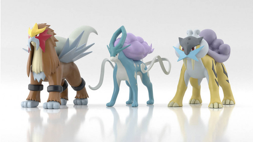 食玩 ポケモンスケールワールドにライコウ エンテイ スイクン登場 年1月17日 エキサイトニュース