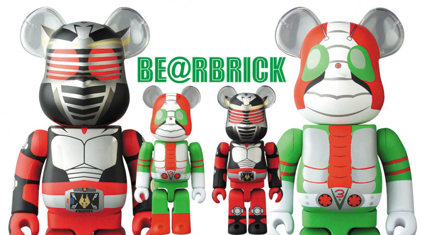 MEDICOM TOY - BE@RBRICK 仮面ライダーV3 & 龍騎 100％ & 400％の+