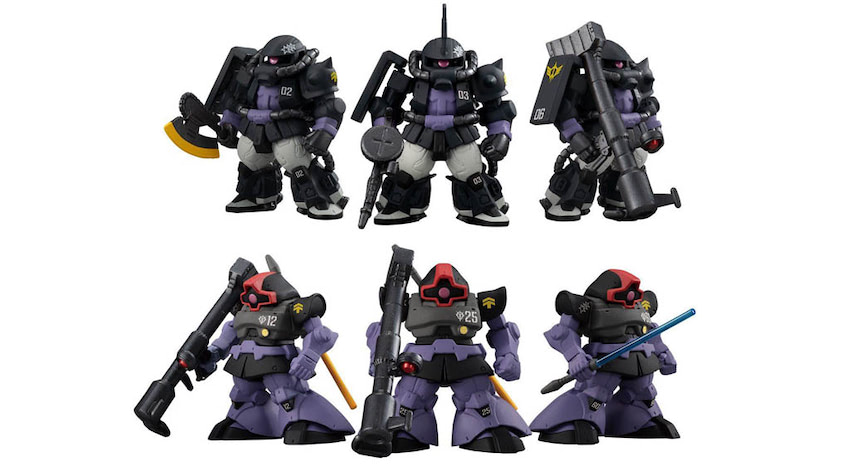 Fw Gundam Converge Coreで黒い三連星のスペシャルセット登場 年11月21日 エキサイトニュース