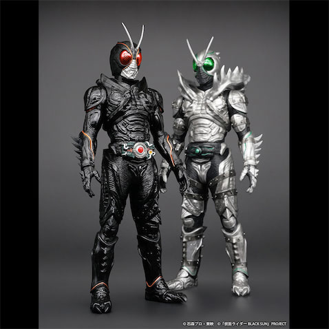 目の発光色を再現！ソフビ「仮面ライダーBLACK SUN 対決セット」 (2022