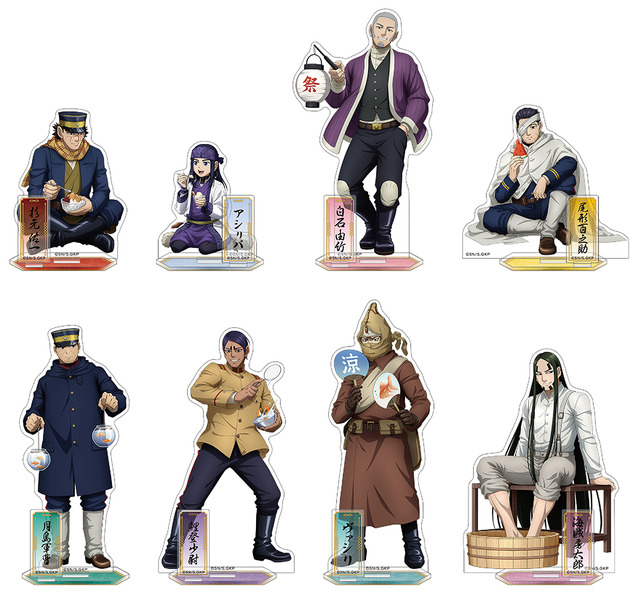 ◎g ゴールデンカムイ フィギュアまとめて 鯉登 杉本 尾形 白石