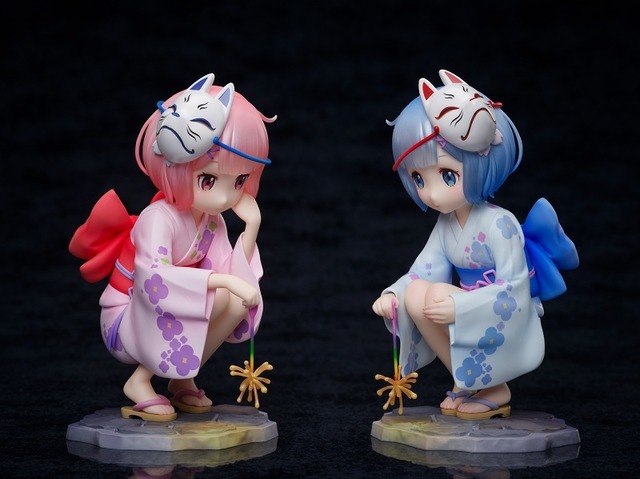 リゼロ」ラム＆レムの幼少期を浴衣姿でフィギュア化！仲むつまじい姿を