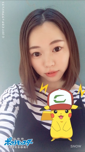 ポケモン Snowコラボスタンプが登場 顔認識機能でピカチュウに変身 17年7月2日 エキサイトニュース