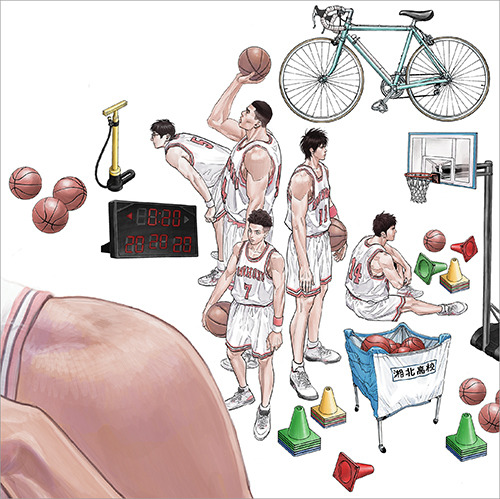 Slam Dunk 湘北メンバーがズラリ 井上雄彦 新イラスト集 描き下ろしの裏表紙 年3月17日 エキサイトニュース