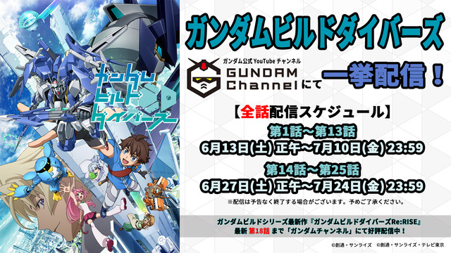 ガンダムビルドダイバーズ 一挙配信がスタート 全25話を2回に分けて配信 年6月13日 エキサイトニュース