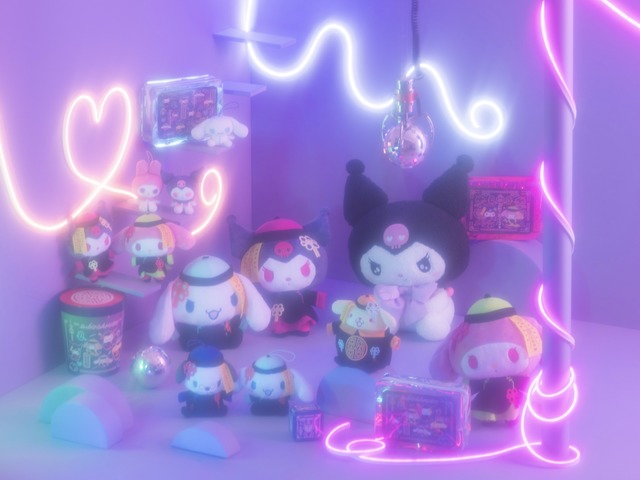 マイメロディ　クロミ　ナムコ　キョンシー　ハロウィン　推し　ぬいぐるみ　セット マイメロディ クロミ ナムコ キョンシー ハロウィン 推し ぬいぐるみ