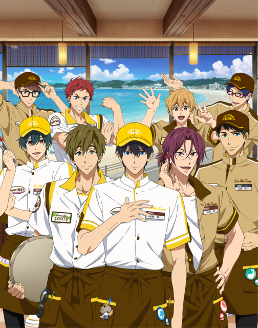 劇場版 Free!」遥の好物“鯖”メニューも♪ グッズ&等身大パネル 劇場版 Free!」遥の好物“鯖”メニューも♪ グッズ&等身大パネル